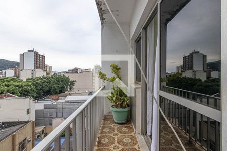 Sala Varanda de apartamento à venda com 1 quarto, 60m² em Grajaú, Rio de Janeiro