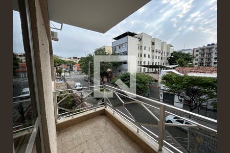 Varanda da sala de apartamento para alugar com 2 quartos, 65m² em Méier, Rio de Janeiro