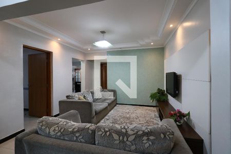 Sala de casa à venda com 3 quartos, 195m² em Jardim Santo Alberto, Santo André
