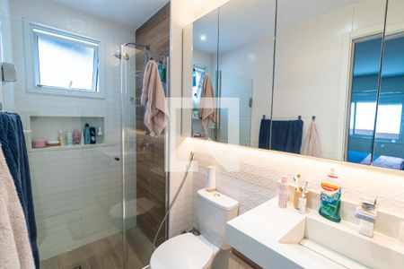 Banheiro da Suíte de apartamento à venda com 2 quartos, 158m² em Jardim Prudência, São Paulo