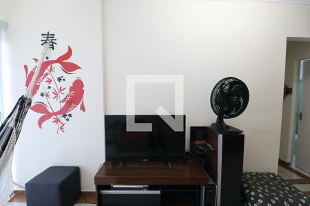 Sala de apartamento para alugar com 2 quartos, 70m² em Vila Julia, Guarujá