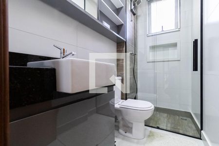 Apartamento à venda com 105m², 3 quartos e 2 vagasBanheiro da suíte 