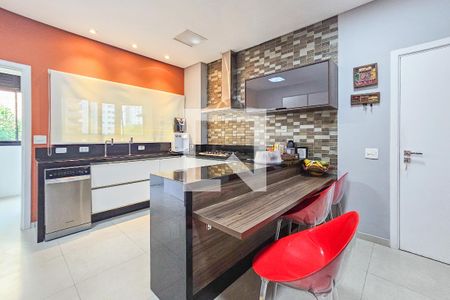 Cozinha de apartamento para alugar com 4 quartos, 290m² em Barra Funda, Guarujá