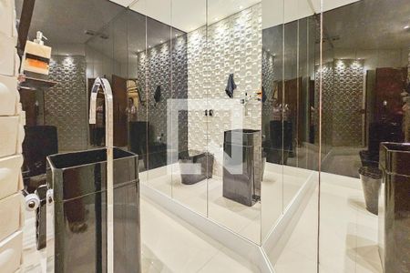 Lavabo de apartamento para alugar com 4 quartos, 290m² em Barra Funda, Guarujá