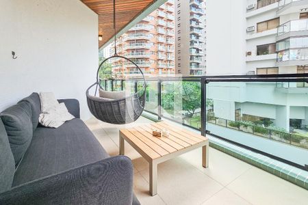 Varanda Sala de apartamento para alugar com 4 quartos, 290m² em Barra Funda, Guarujá