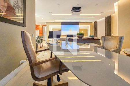 Sala de apartamento para alugar com 4 quartos, 290m² em Barra Funda, Guarujá