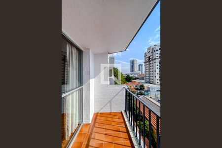 Varanda da Sala de apartamento à venda com 2 quartos, 56m² em Vila Bertioga, São Paulo