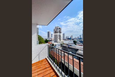 Varanda da Sala de apartamento à venda com 2 quartos, 56m² em Vila Bertioga, São Paulo