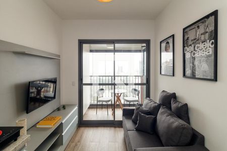 Sala de apartamento para alugar com 1 quarto, 35m² em Consolação, São Paulo