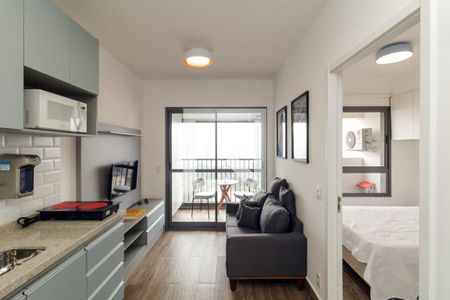 Sala de apartamento para alugar com 1 quarto, 35m² em Consolação, São Paulo