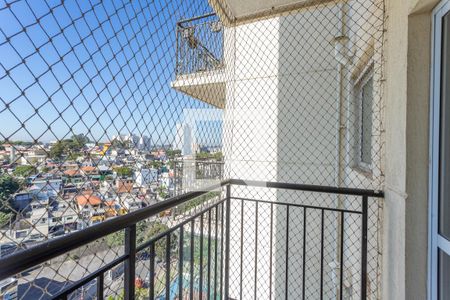 Varanda da sala de apartamento para alugar com 2 quartos, 50m² em Centro, Diadema