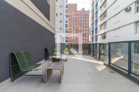 Studio à venda com 21m², 1 quarto e sem vagaÁrea comum - Rooftop