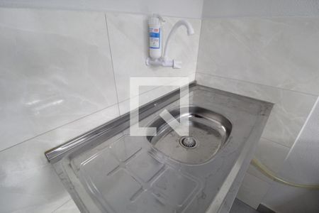 Cozinha de kitnet/studio para alugar com 1 quarto, 22m² em Martins, Uberlândia