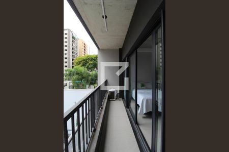 Studio para alugar com 27m², 1 quarto e sem vagaVaranda 