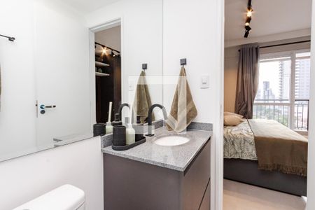 Studio para alugar com 24m², 1 quarto e sem vaga Studio para alugar com 24m², 1 quarto e sem vagaBanheiro
