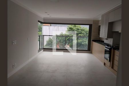 Sala e Cozinha de apartamento à venda com 1 quarto, 51m² em Perdizes, São Paulo