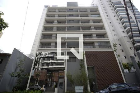 Studio para alugar com 25m², 1 quarto e sem vaga Studio para alugar com 25m², 1 quarto e sem vagaFachada