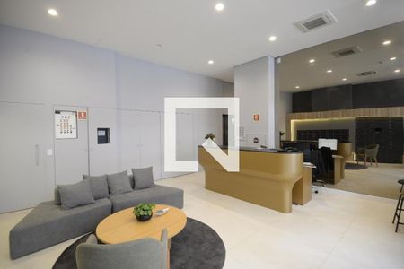 Studio para alugar com 25m², 1 quarto e sem vaga Studio para alugar com 25m², 1 quarto e sem vagaHall de Entrada