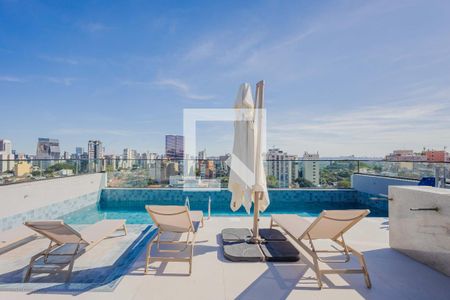 Studio para alugar com 23m², 1 quarto e sem vagaPiscina