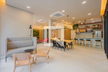 Studio para alugar com 23m², 1 quarto e sem vagaÁrea comum - Salão de festas