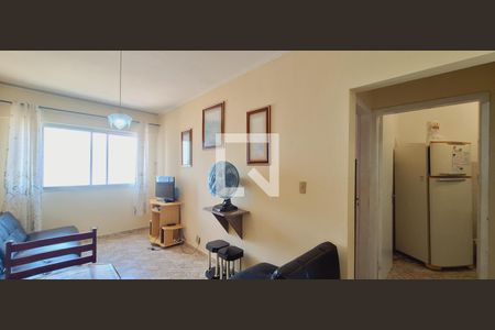 Sala de apartamento para alugar com 1 quarto, 56m² em Aviação, Praia Grande