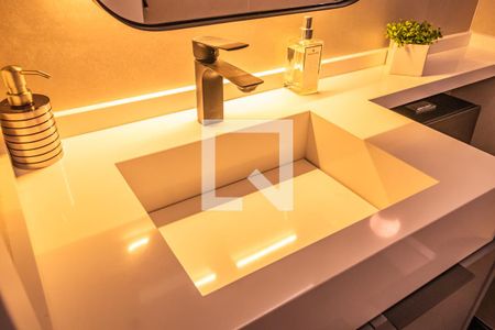 Banheiro Social de apartamento para alugar com 2 quartos, 70m² em Dezoito do Forte Empresarial/alphaville., Barueri