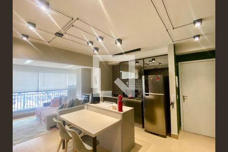 Sala/Cozinha de apartamento à venda com 1 quarto, 44m² em Belenzinho, São Paulo