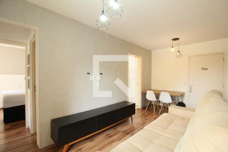 Sala  de apartamento para alugar com 2 quartos, 51m² em Paraisópolis, São Paulo