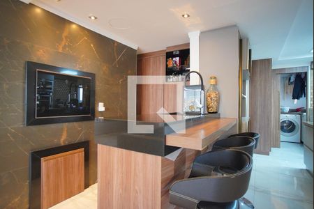 Sala - Bar e Churrasqueira de apartamento à venda com 3 quartos, 209m² em Higienópolis, Porto Alegre