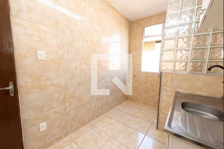 Cozinha e Área de Serviço de apartamento para alugar com 2 quartos, 53m² em Novo Eldorado, Contagem
