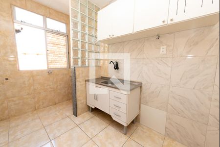Cozinha e Área de Serviço de apartamento para alugar com 2 quartos, 53m² em Novo Eldorado, Contagem