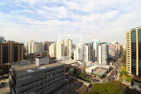 Vista da Varanda Sala/Cozinha de apartamento à venda com 2 quartos, 41m² em Indianópolis, São Paulo