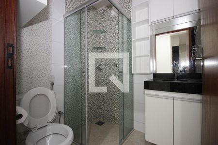 Banheiro Social de apartamento para alugar com 2 quartos, 48m² em Setor Habitacional Vicente Pires, Brasília