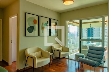 Sala de apartamento à venda com 2 quartos, 64m² em Jardim Prudência, São Paulo