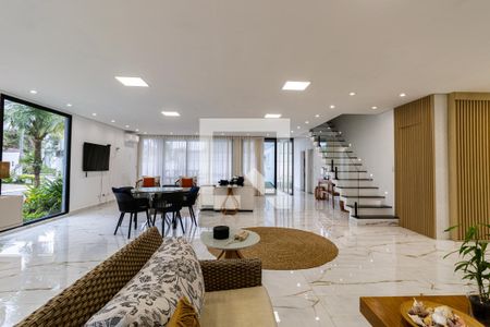 Sala de casa para alugar com 5 quartos, 450m² em Jardim Acapulco, Guarujá