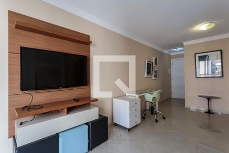 Sala de apartamento para alugar com 2 quartos, 70m² em Indianópolis, São Paulo