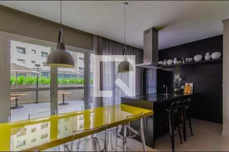 Studio para alugar com 26m², 1 quarto e sem vaga Studio para alugar com 26m², 1 quarto e sem vagaÁrea comum - Salão de festas