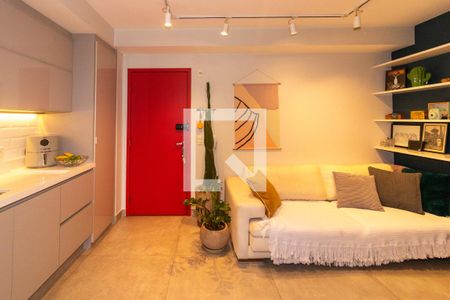 Sala/Cozinha de apartamento à venda com 2 quartos, 57m² em Vila Andrade, São Paulo