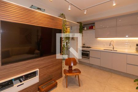 Sala/Cozinha de apartamento à venda com 2 quartos, 57m² em Vila Andrade, São Paulo