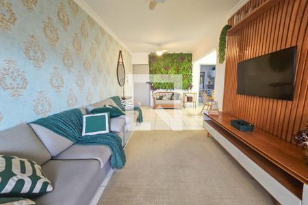 Sala de apartamento para alugar com 3 quartos, 132m² em Enseada, Guarujá