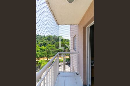 Varanda da Sala de apartamento para alugar com 2 quartos, 50m² em Jardim Colonial, São Paulo