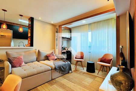 Sala de apartamento para alugar com 2 quartos, 58m² em Vila Rosália, Guarulhos