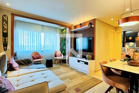 Sala de apartamento para alugar com 2 quartos, 58m² em Vila Rosália, Guarulhos