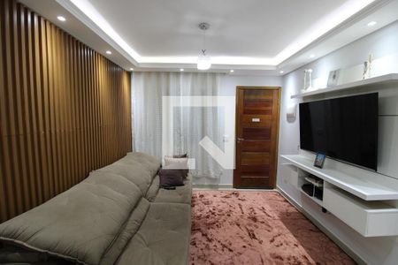 Sala / Cozinha de casa de condomínio à venda com 2 quartos, 50m² em Vila Isolina Mazzei, São Paulo