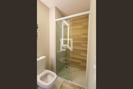 Banheiro de apartamento à venda com 1 quarto, 27m² em Belenzinho, São Paulo