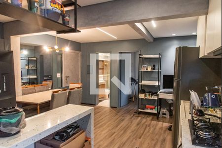 Sala de apartamento à venda com 1 quarto, 40m² em Vila Mariana, São Paulo