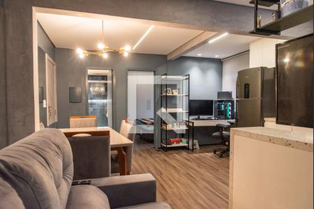 Sala de apartamento à venda com 1 quarto, 40m² em Vila Mariana, São Paulo