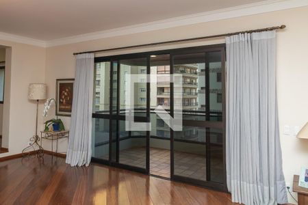 Sala de Estar - Detalhes de apartamento para alugar com 6 quartos, 370m² em Centro, Ribeirão Preto