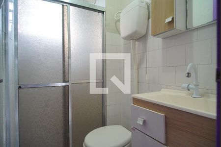 Banheiro de apartamento à venda com 1 quarto, 32m² em Canudos, Novo Hamburgo