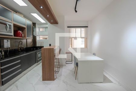 Sala/Cozinha de apartamento à venda com 1 quarto, 45m² em Consolação, São Paulo